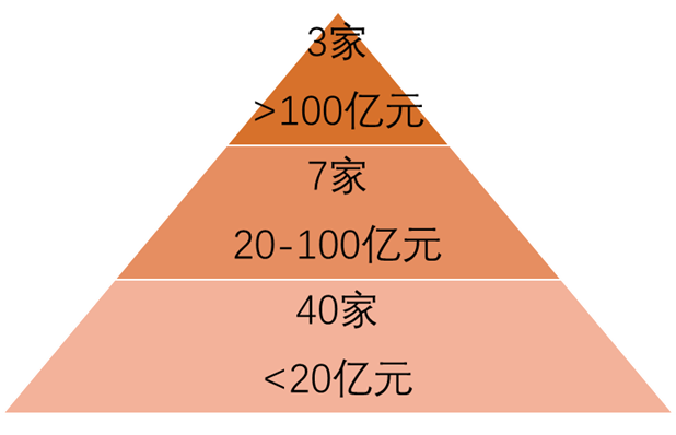  跨境物流企业梯队分布